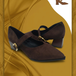 Mary Jane Suede Pumps